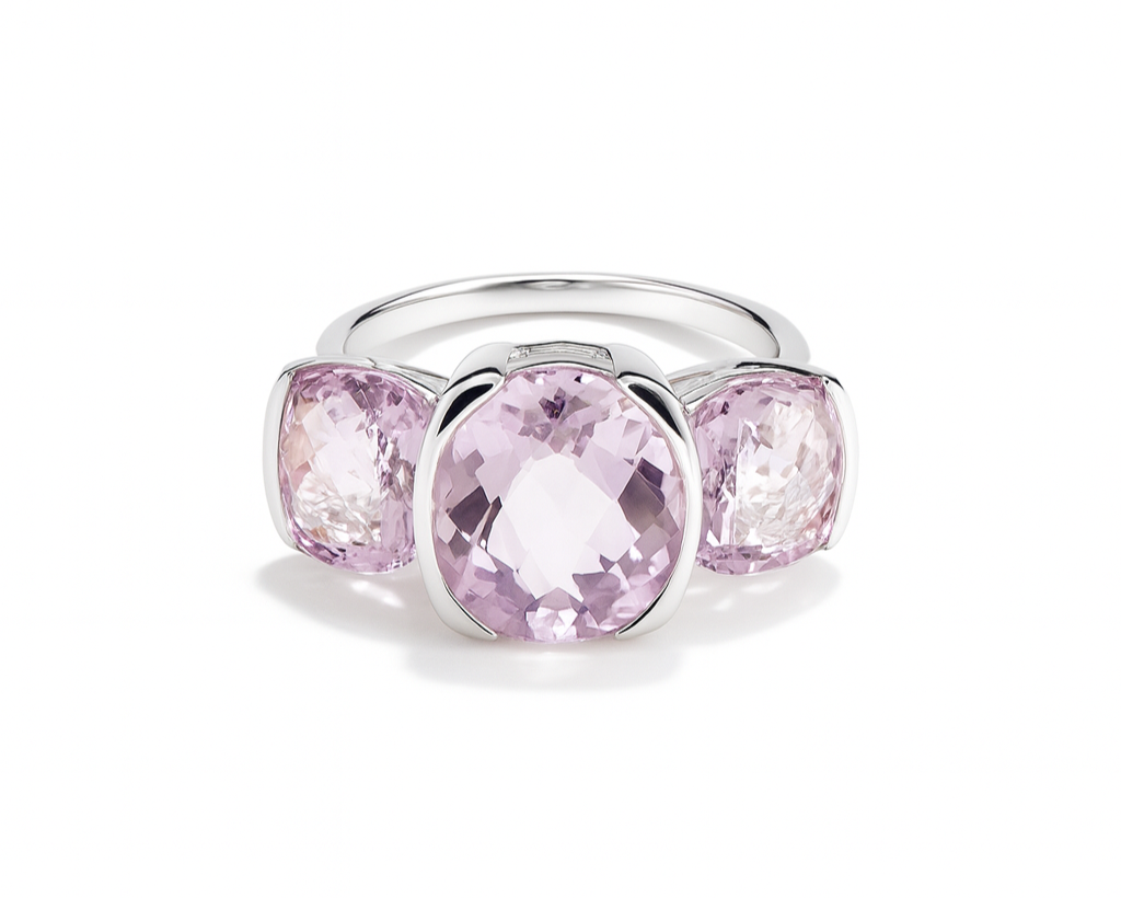 Trilogy Pink Amethyst Ring